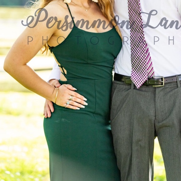 Green back prom dress - Picture 5 of 5